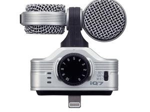 Zoom IQ7 iOS Dual Capsule Connector Microphone for iPhone, iPod touch, iPad, and iPad Mini IQ7
