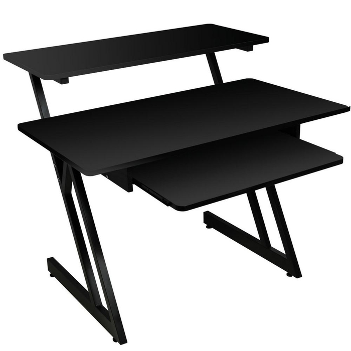 On-Stage Stands WS7500B Wooden Workstation in Black WS7500B