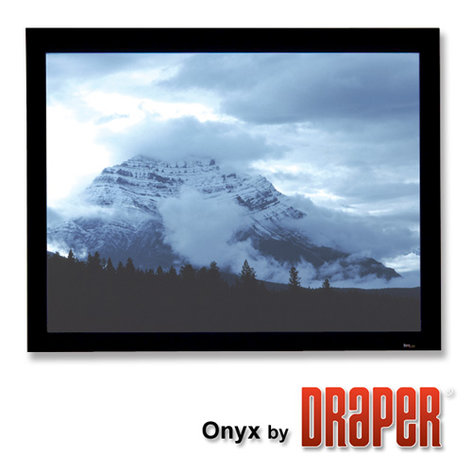 Draper 253216 45" X 80" Onyx Matt White Fixed Projection Screen