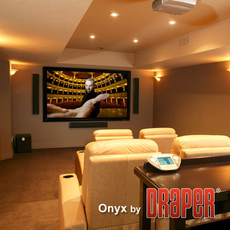 Draper 253216 45" X 80" Onyx Matt White Fixed Projection Screen