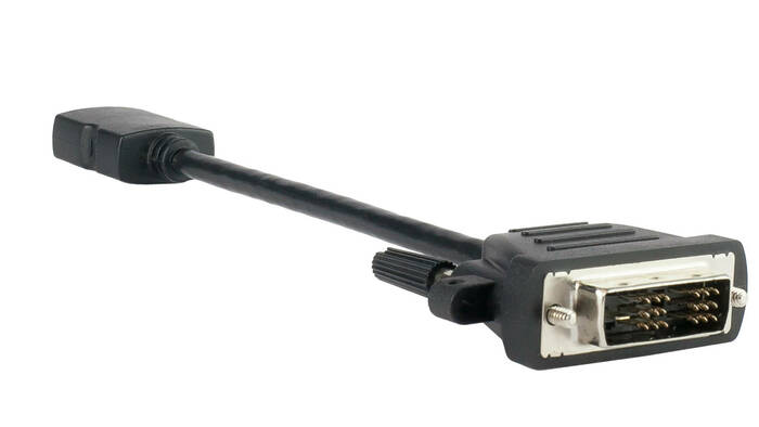 Liberty AV AR-DVM-HDF 8" Adapter Cable DVI Male - HDMI Female