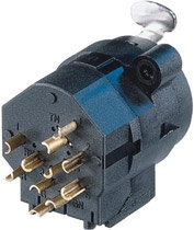 Neutrik NCJ9FI-S Combo 1/4" - 3-pin XLR Female Receptacle, Stereo Switching Jack, Solder Cups NCJ9FI-S