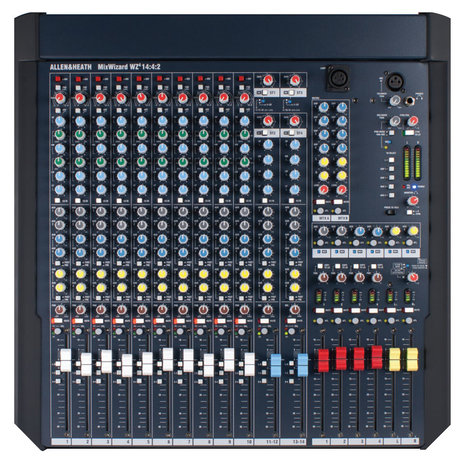 Allen & Heath MixWizard WZ4-14-4 14 Channel Desk and Rack Mountable Mixer WZ4-14-4