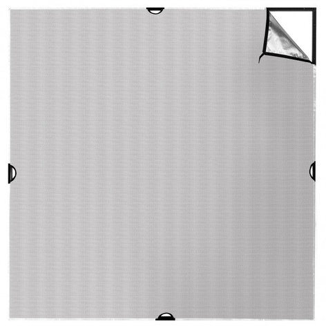 Westcott Scrim Jim® Cine 6' x 6' Silver/White Bounce Fabric 1776-WSC
