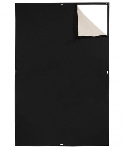 Westcott Scrim Jim® Cine 4' x 6' Unbleached Muslin/Black Fabric 1949