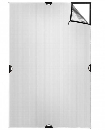 Westcott Scrim Jim® Cine 4' x 6' Silver/White Bounce Fabric 1989