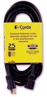 Pro Co E143-50PB 50'. 14 Gauge, 3-Conductor Electrical Extension Cord with 3-Conductor Power Block E143-50PB
