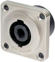 Neutrik NLT4MP 4-pin Male Speakon Chassis Connector NLT4MP