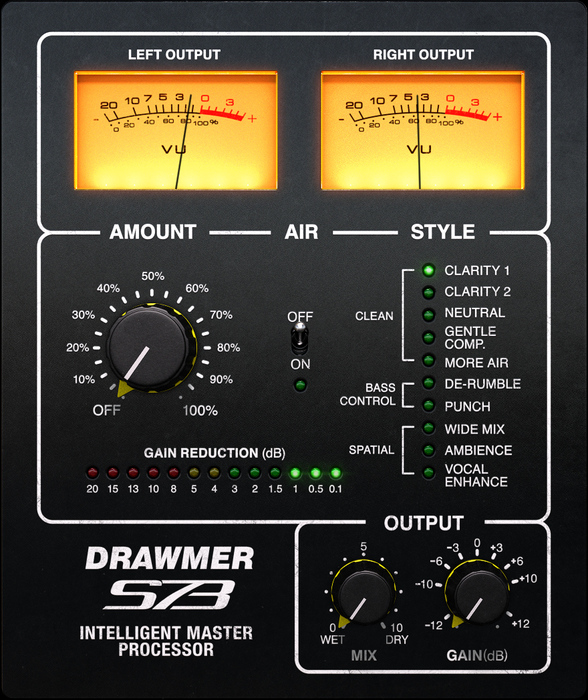 Softube Drawmer S73 Intelligent Master Processor Multi-Band Compression Plugin DRAWMER-S73