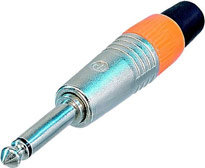 Neutrik NP2C 2-conductor 1/4" Cable Phone Plug (Nickel) NP2C