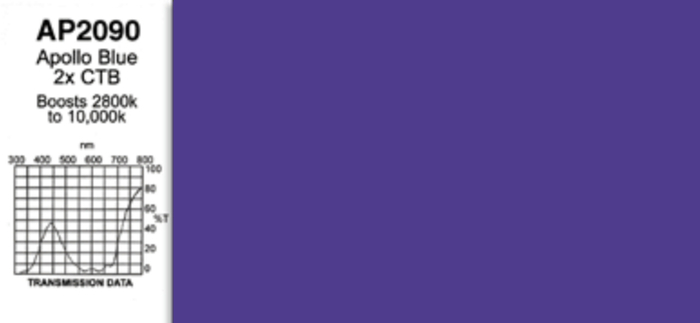 Apollo Design Technology AP-GEL-2090 20"x24" BLue 2X CTB Gel Sheet AP-GEL-2090