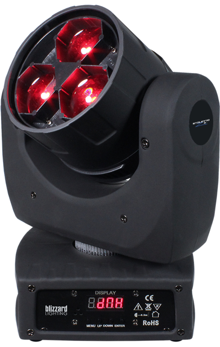 Blizzard Stiletto Z3 3x15W RGBW Moving Head Wash With Zoom