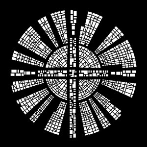 Apollo Design Technology MS-3408 Steel Gobo Cathedral Cross MS-3408