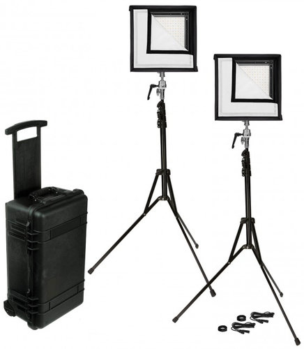 Westcott Flex 1' x 1' Bi-Color 2-Light Cine Studio Lighting Kit 7552
