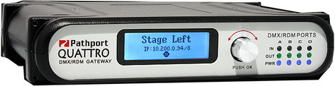 Pathway Connectivity P6311 Pathport Quattro 4-Port Node with Rear XLR5F P6311