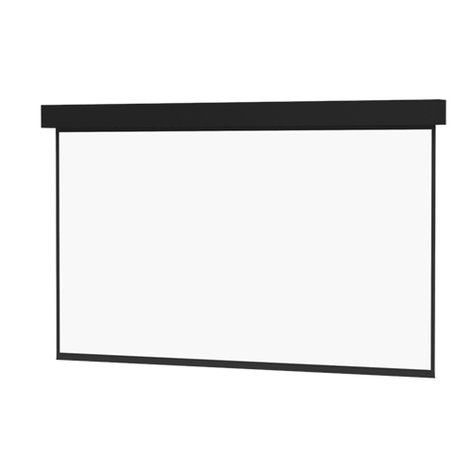 Da-Lite 99778 92" X 164" Professional Electrol Matte White Projector Screen