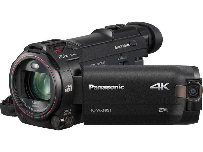 Panasonic HC-WXF991K 4KCamcorder With 20x Optical Zoom