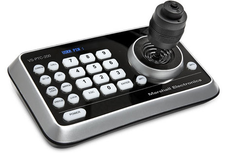 Marshall Electronics VS-PTC-200 Camera Controller Compact PTZ Joystick Controller with RS232 and RS422 VS-PTC-200