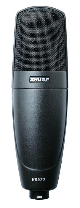 Shure KSM32 Cardioid Condenser Microphone in Charcoal Gray Finish KSM32/CG