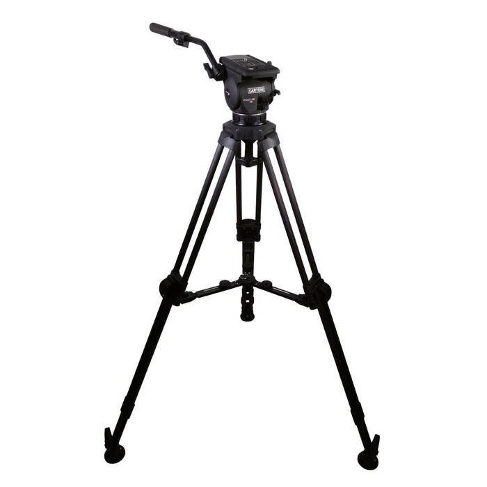 Cartoni HF1200 Focus 12 Focus Head with Quick Release Plate, with Pan Bar, 0-26lbs HF1200