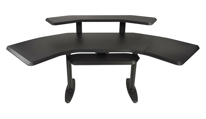 Ultimate Support NUC-002 Studio Desk With 12" Extentions, 2nd Tier And Keyboard Tray