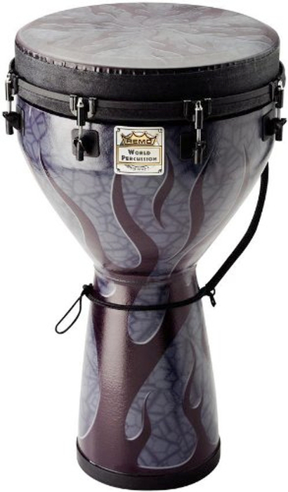 Remo DJ0014-35 25" X 14" Djembe With Flame Finish