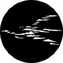 GAM G366 "Sunset"-Pattern Gobo G366
