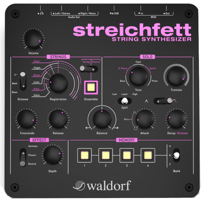 Waldorf Music Streichfett String Synthesizer WDF-STR-1