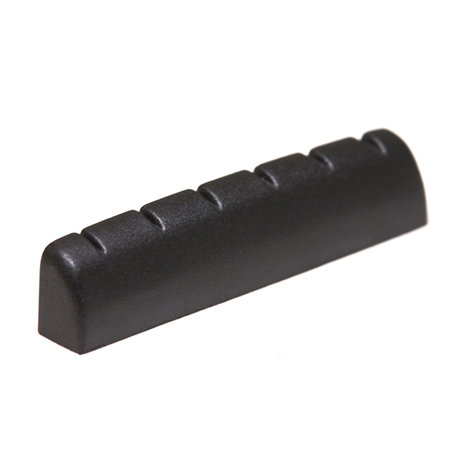 Graph Tech PT-6060-00 Black TUSQ XL Epiphone Style Slotted Nut 1/4" PT-6060-00