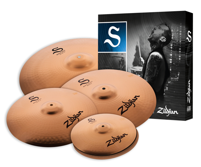 Zildjian S Family Rock Cymbal Set Cymbals 4-Pack SROCKXL