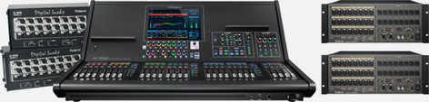 Roland System Group M5000-22416EX Digital Mixing System, 96 x 64 M5000-22416EX