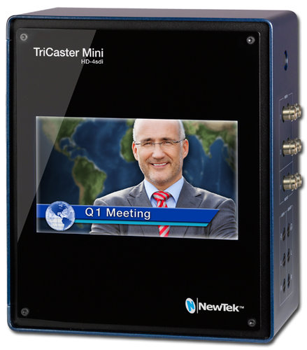NewTek TCMINI-SDI Tricaster Mini HD-4 SDI with Display & 2x Internal Drives TCMINI-SDI