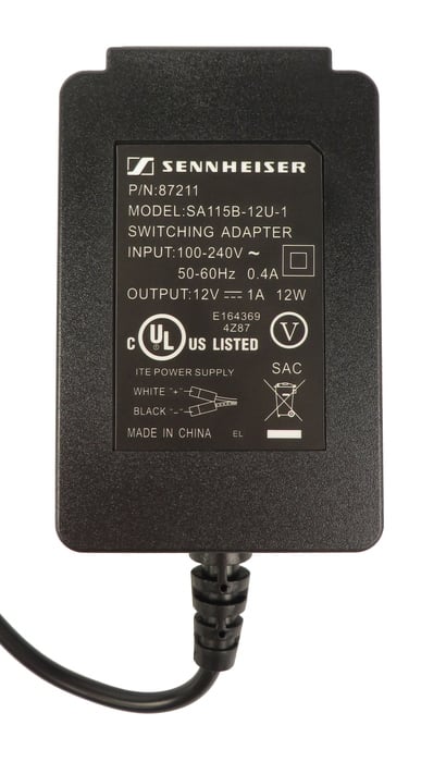 Sennheiser 087211 Power Supply For EW550 G2 And EM550 G2