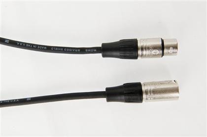 Caldwell Bennett MLU-50 50ft 20 AWG Braided Shield Microphone Cable With Neutrik XLRs