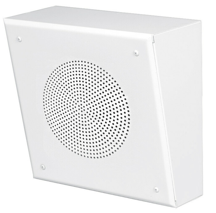 Lowell DSL-805-72 8" Speaker Package With Wall Mount, 12W, 70V/25V White