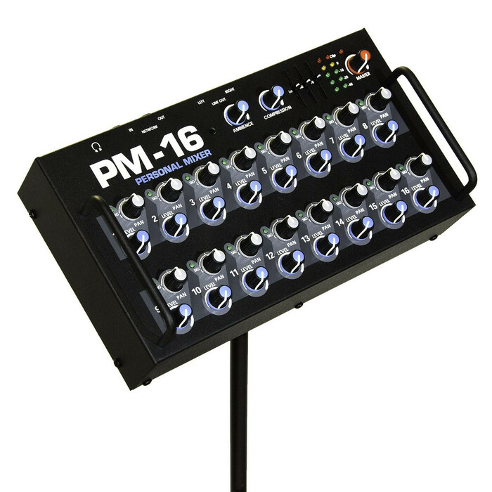 Elite Core Audio PM-16-CORE 16-Channel Personal Monitor Mixer PM-16-CORE