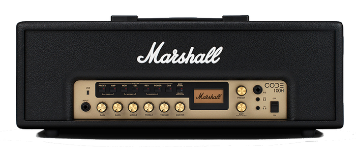 Marshall Amplification CODE 100H 100 Watt Combo Amplifier Head M-CODE100H-U
