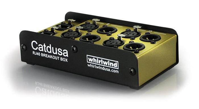 Whirlwind Catdusa 4-Channel RJ45 Breakout Box CATDUSA