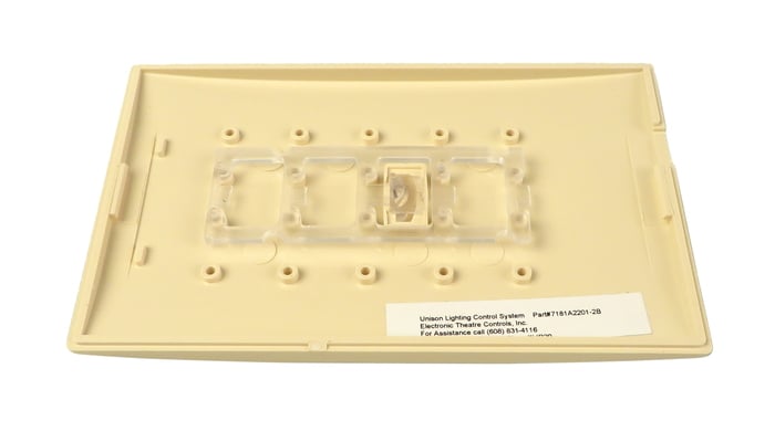 ETC 7081A2201-2B Ivory Faceplate For Unison Dimmer