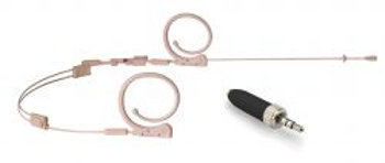 Que Audio QA22BE-SEL Microphone, Dual Ear Headworn Omnidirectional, Bundle, Beige QA22BE-SEL