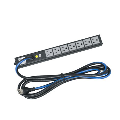 Middle Atlantic PD-715SC-NS 15A Slim Power Strip With 7 Outlets