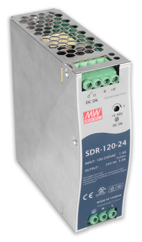 K-Array K-AL120 24V DIN Rail Power Supply For Tornados (5 KT2 At Full Power Or 10 KT2 For Background Or Speech)