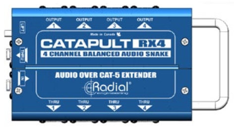Radial Engineering CATAPULT-RX4 4-Channel Receiver With Balanced Outputs CATAPULT-RX4