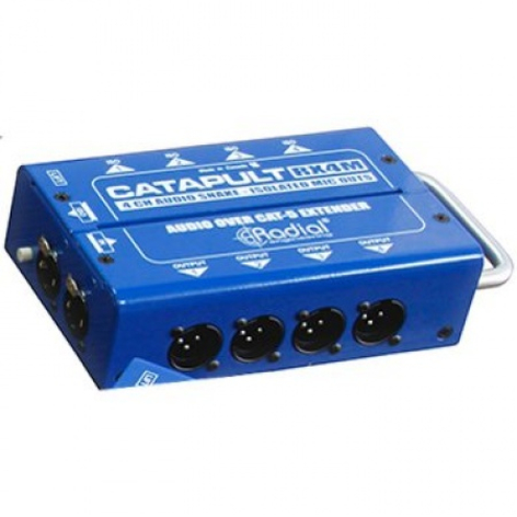 Radial Engineering CATAPULT-RX4M 4-Channel Receiver With Balanced Outputs And Mic-Level Transformers CATAPULT-RX4M