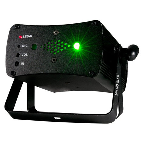 ADJ MICRO-3D-II Red & Green Laser Beams with IR Control MICRO-3D-II