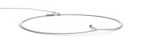 DPA Microphones Necklace 4061 Microphone d:screet Omnidirectional Necklace Microphone, 47 cm, with TA4F Connector for Shure, White SCO61W10-N47
