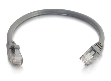 Cables To Go Cat6a Snagless Unshielded (UTP) Patch Cable 3 ft. Ethernet Network Patch Cable, Gray 00657