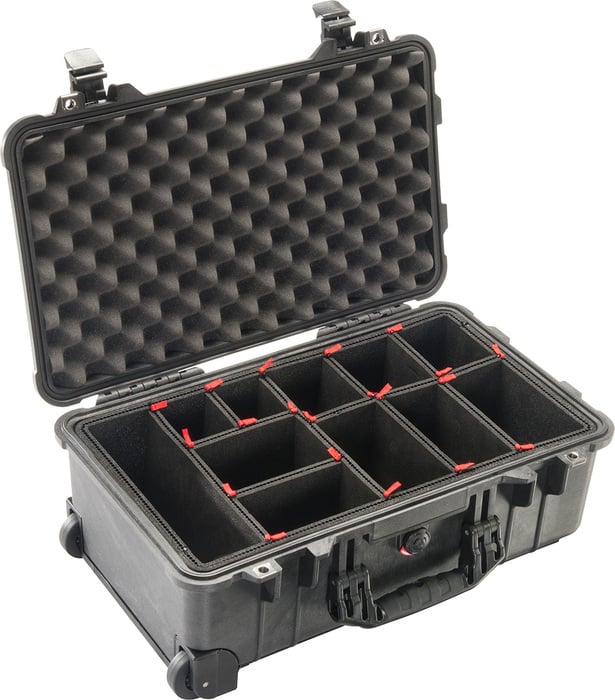 Pelican Cases 1510TP 1510 Carry-On Case with TrekPak Case Divider System PC1510TP