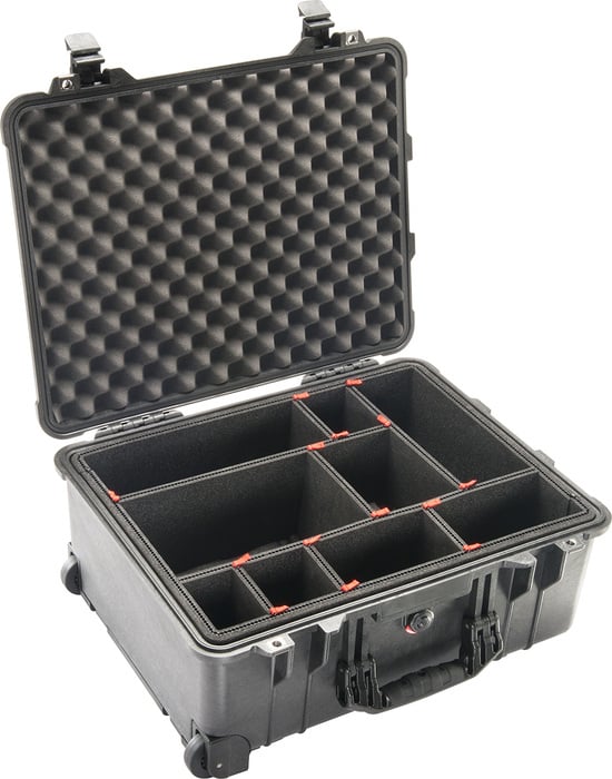 Pelican Cases 1560TP Protector Case 19.9"x15"x9" Protector Case With TrekPak Dividers