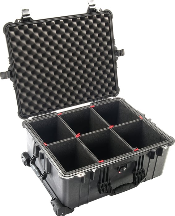 Pelican Cases 1610TP 1610 Large Case with TrekPak Case Divider System PC1610TP